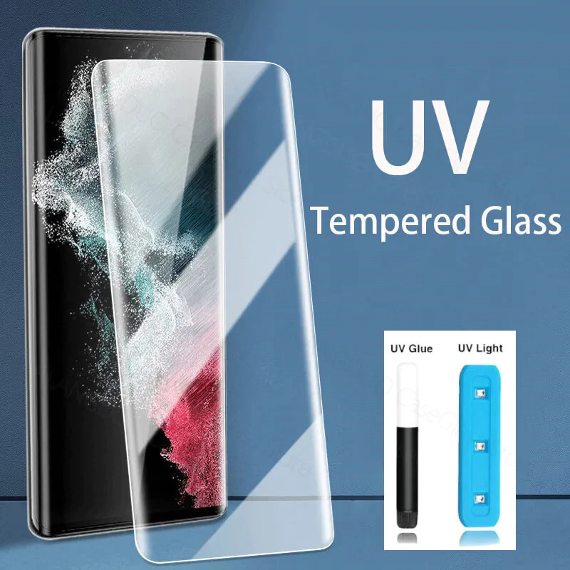 [ Vivo V25 Pro / V27 (5G) / V29 (5G) ] Full Clear Tempered Curved UV Glass / Full Clear Curved UV Gl