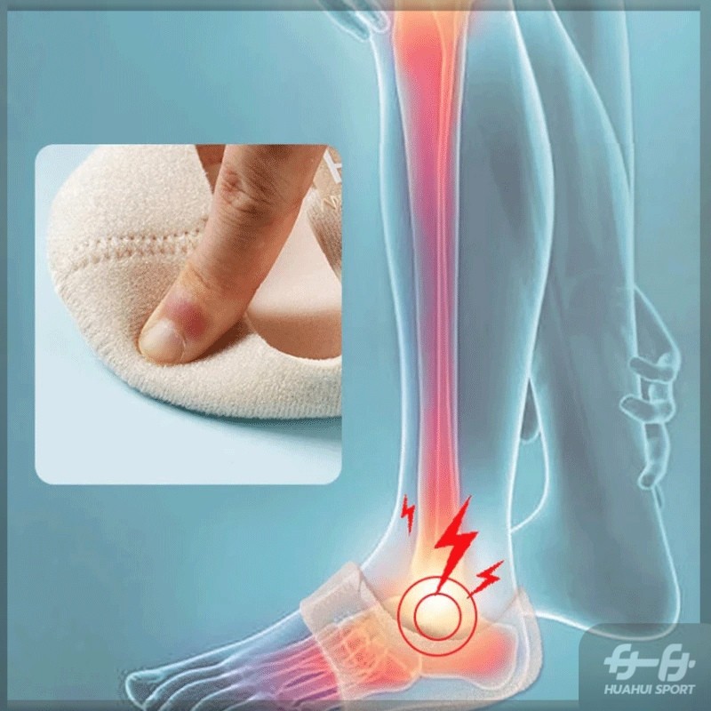 หุ้มส้นเท้า ระบายอากาศได้ดี บรรเทาอาการปวดส้นเท้า ซิลิโคนรองส้นเท้า ชั้นรองนุ่มสบาย ยืดหยุ่น - รูปที่ 5