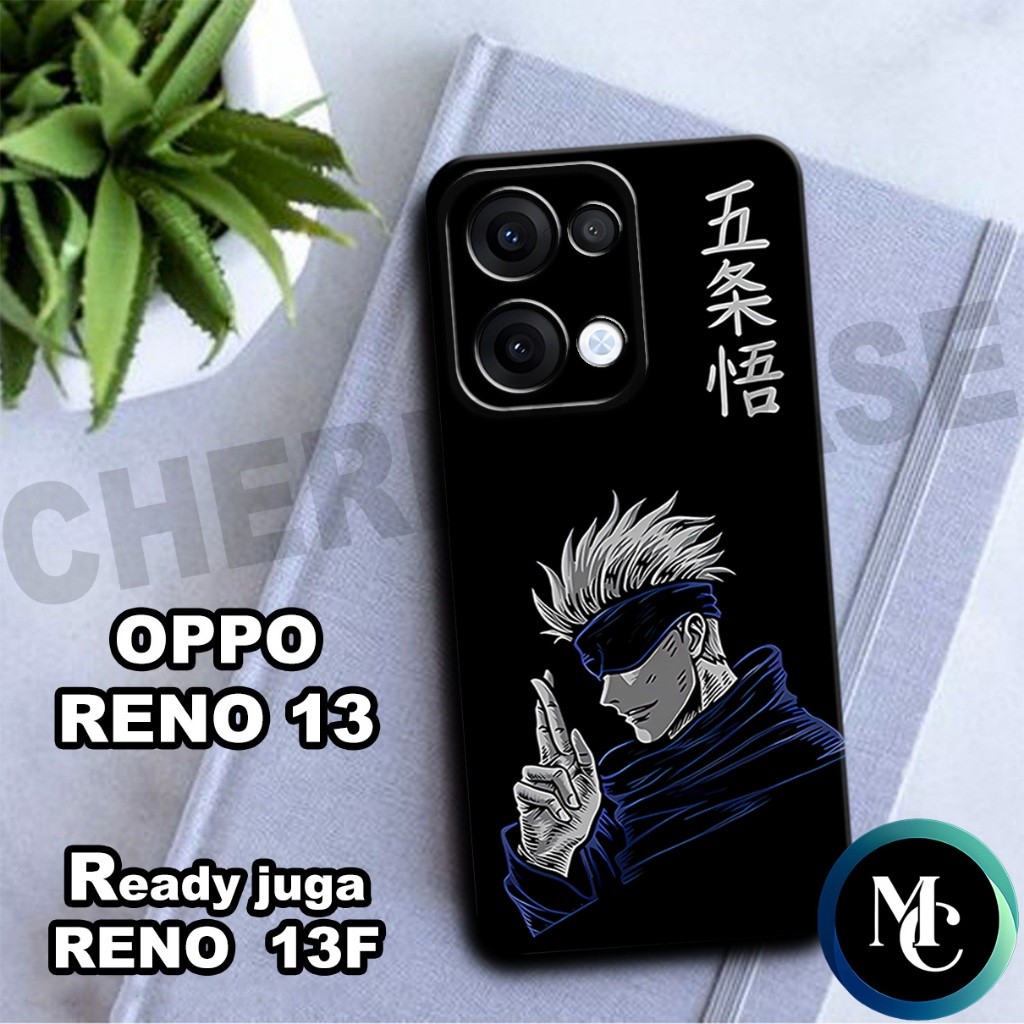CC7/ ยืดหยุ่นยาง softcase สําหรับ OPPO RENO 13 และ OPPO RENO 13F/ GOJO ANIME Motif/OPPO RENO 13 กรณี