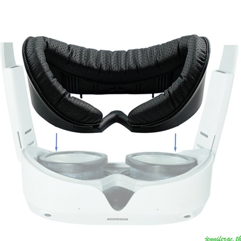 Jenniferac VR Face Interface Bracket Face Cover สําหรับ Pico 4 VR ชุดหูฟังฟิตเนสฝาครอบเลนส์