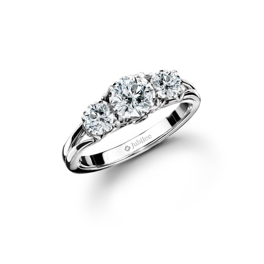 Jubilee Diamond แหวนเพชร Shine Bright Star Classic Ring เพชรแท้