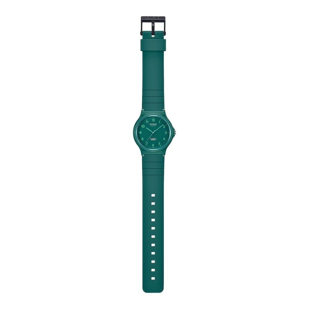 CASIO นาฬิกาข้อมือ CASIO รุ่น MQ-24B-3BDF สายเรซิน สีเขียว