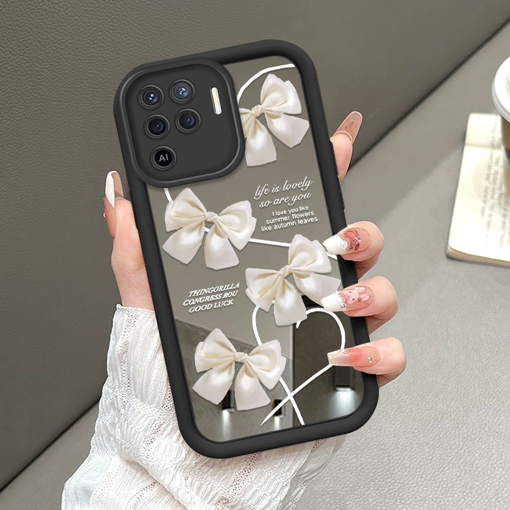 OPPO A94 Reno 5F F19 Pro สําหรับกระจก Softcase กรณี HP โทรศัพท์ Kesing ปลอก 8723 JZ