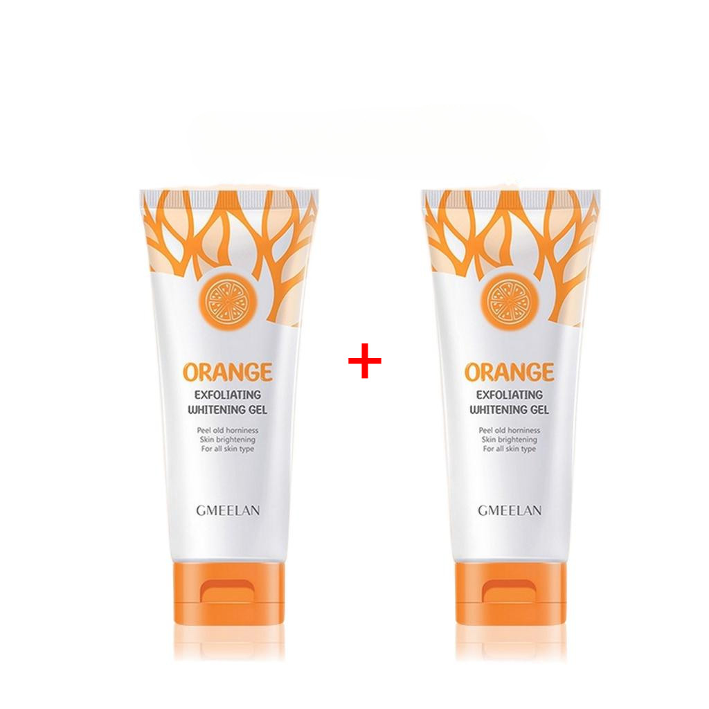 【ซื้อ 1 แถม 1】แท้100% GMEELAN Orange Exfoliating Whitening Gel ขจัดผิวที่ตายแล้ว ผิวกระจ่างใส ลบสิวห