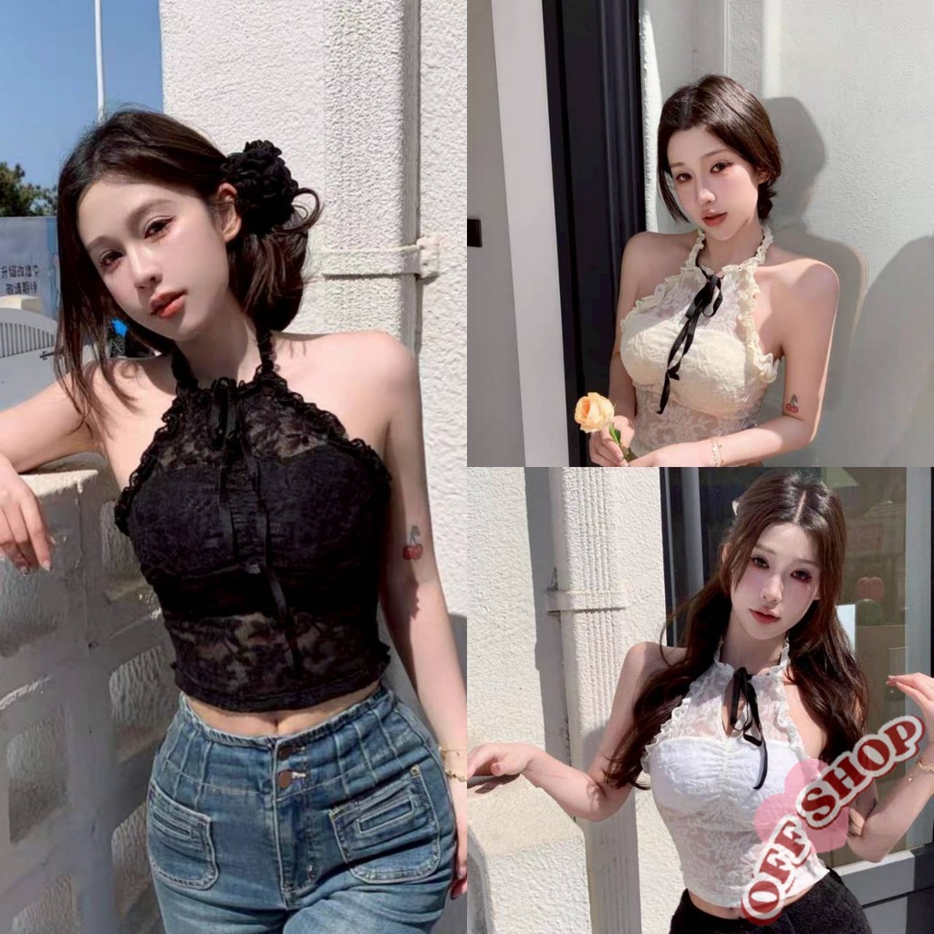 OFF SHOP 🥻ใหม่ 2025 เสื้อกล้าม มีฟองน้ำในตัว สีพาสเทล ' FY385