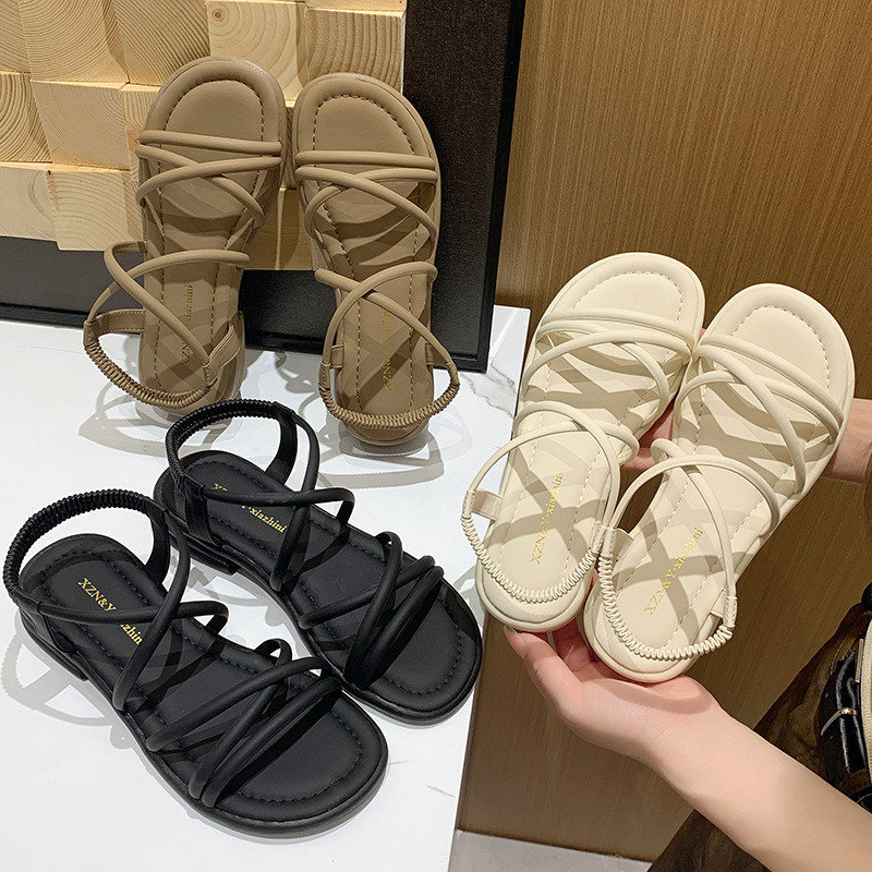 Today Temperament Sandals Womens Feet Matching Popular 2025 All-Match Style Not Tyred Skirt Sandals 