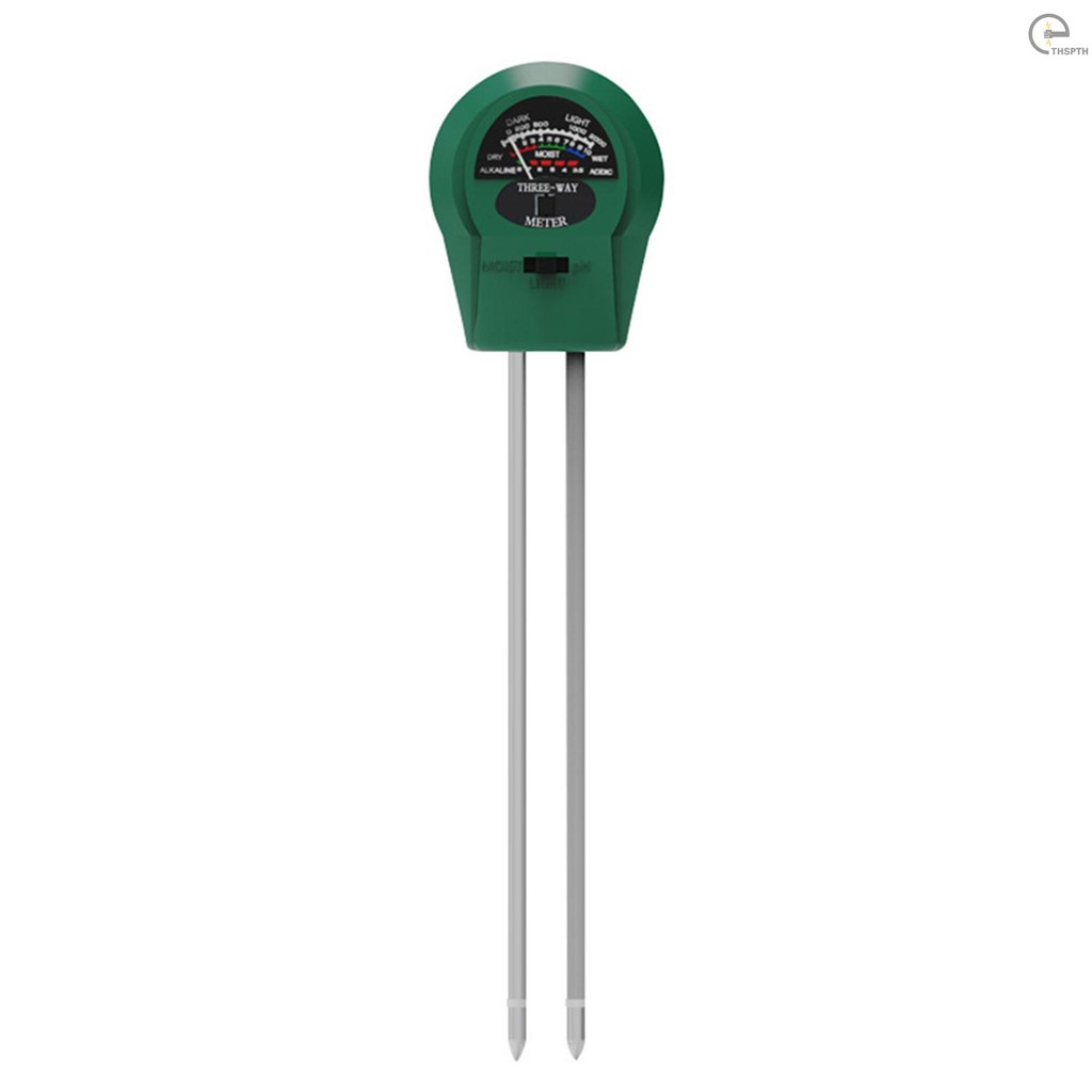 Pointer Soil Tester 3 in 1 Light/PH/Moisturizing Test Multifunctional Soil Test Probe แบบพกพาความสว่