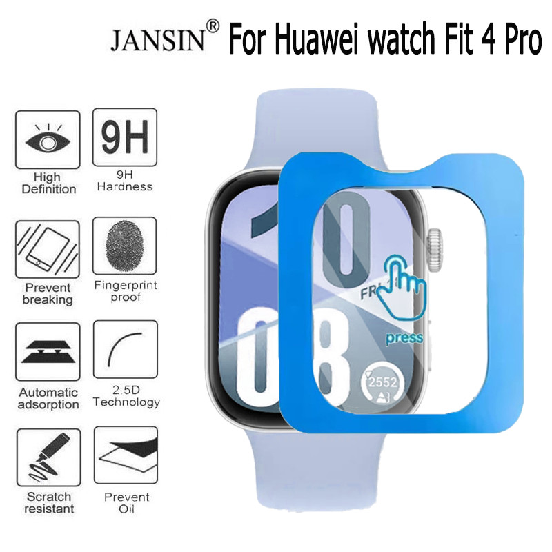 สําหรับ Huawei watch fit 4 HD ป้องกันหน้าจอ สําหรับ Huawei watch fit 4Pro ตําแหน่งนาฬิกากระจกนิรภัยฟ
