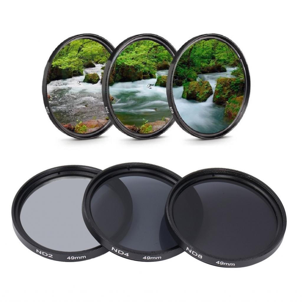ND2 ND4 ND8 ตัวกรอง Anti Scratch ND Filter Set สำหรับการถ่ายภาพ
