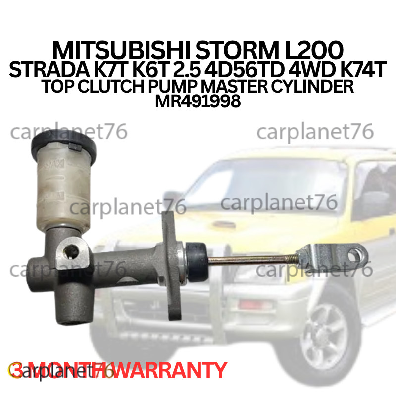 MITSUBISHI STORM L200 STRADA K7T K6T 2.5 4D56TD 4WD K74T TOP CLUTCH PUMP MASTER CYLINDER MR491998