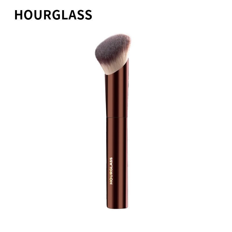 แปรงแต่งหน้า HOURGLASS "HG" แปรงรองพื้นด้ามยาวแบบเอียง แปรงคอนซีลเลอร์ SF8C