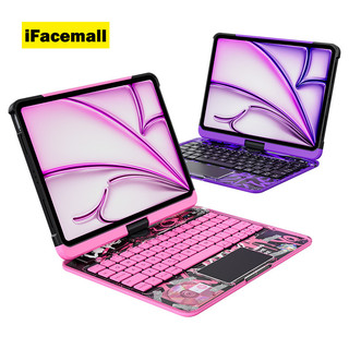 [หมุนได้]ภาษาไทย อังกฤษ เคสคีย์บอร์ดสำหรับไอแพด Pro12.9 pro11 pro13 Air6 Air7 11" 13" Air4 Air5 Gen789 gen10 11
