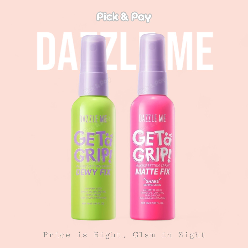 Dazzle Me Get a Grip! Makeup Setting Spray สเปรย์ ล็อคเมคอัพ สเปรย์บำรุงผิวหน้า