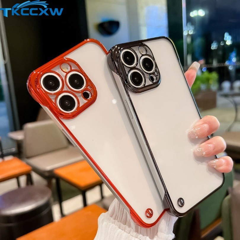 หรูหราชุบ Frameless สําหรับ Xiaomi 12T Mi 9Pro 9 SE 9LITE 8LITE 8pro 8SE 9TPro Poco M3 Pro X3 GT FF2