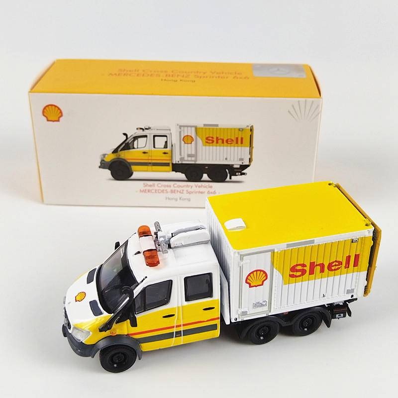 HK Tiny Benz Sprinter 6x6 Shell Cross Country Vehicle 1/76 Diecast Model 008489