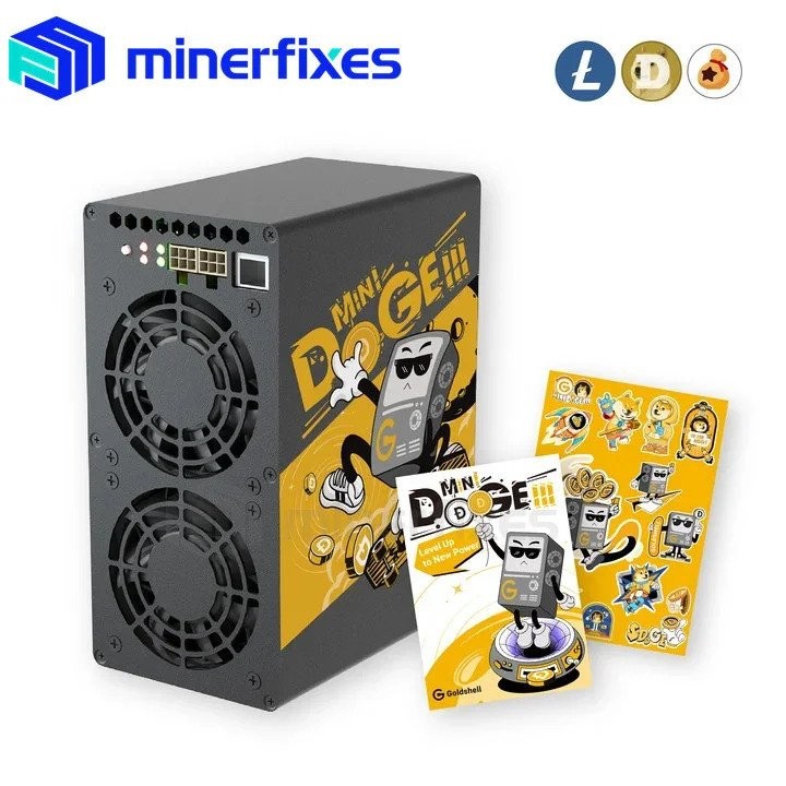 ใหม่ goldshell minidoge3 Miner 700M 400W LTC Doge เหรียญ Miner เครือข่ายเงียบ goldshell MINI Doge 3 