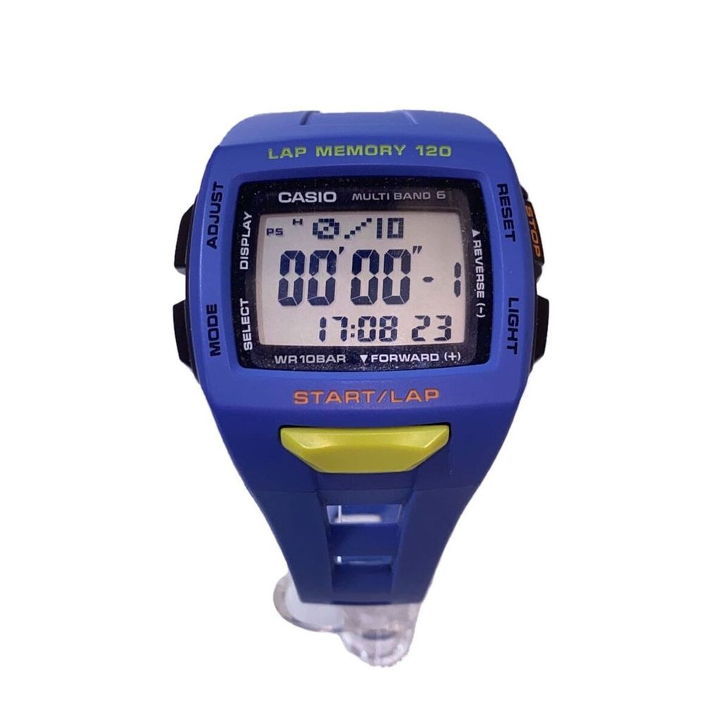 CASIO Men's PHYS Fizz Solar Watch Digital Rubber BLU STW-1000 Direct from Japan Secondhand