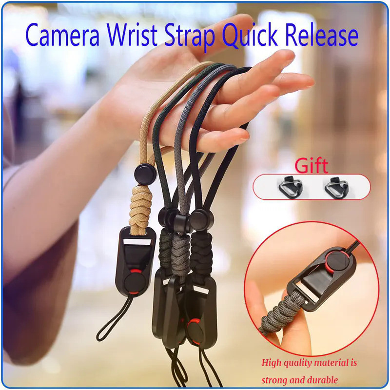 Camera Wrist Strap Quick Release Rope For Sony A9 Nikon Z7 Z6 Z5 D7500 Fuji Canon R50 R100 200D Olym