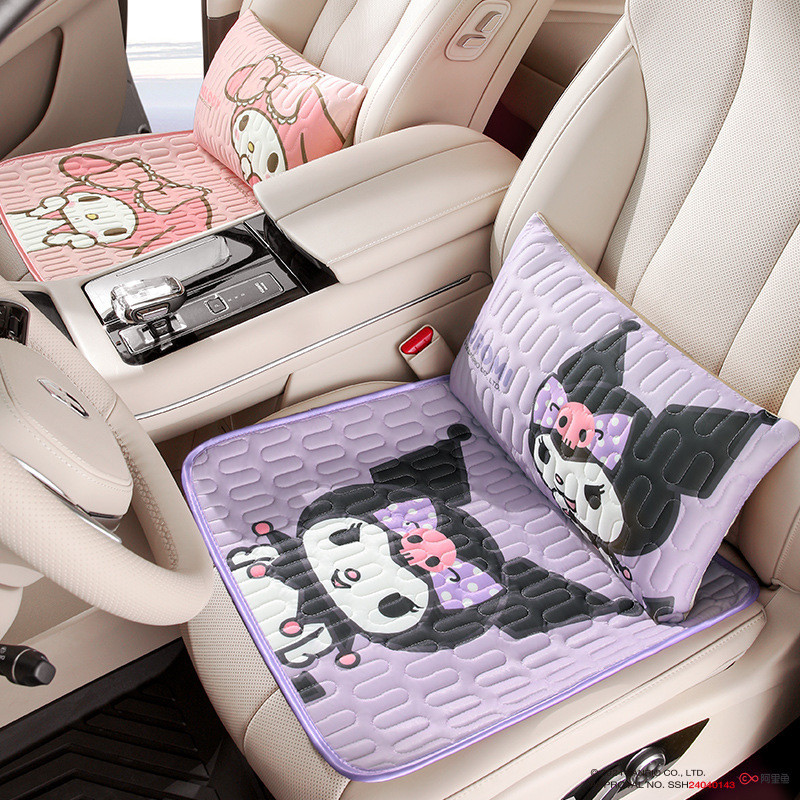 Sanrio เบาะนั่งรถ เบาะรองนั่งในรถ เบาะนั่งรถยนต์ เบาะนั่งยางลาเท็กซ์เย็น