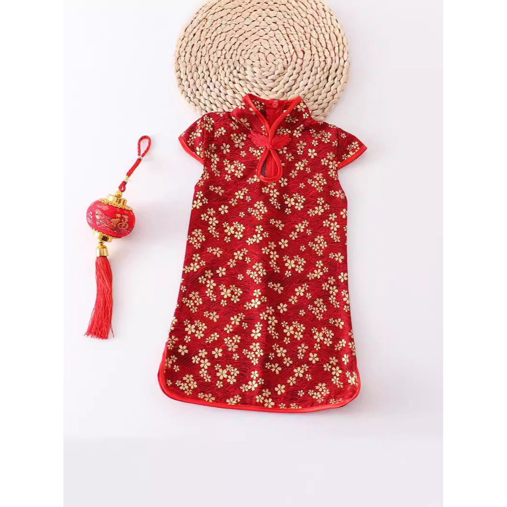 [2-10 ปี] เสื้อจีนเด็กผู้หญิง ชุดจีนเด็กผู้หญิง ชุดกี่เพ้าเด็ก ชุดตรุษจีนเด็ก ตรุษจีน ชุดจีนเด็ก สีแดง คอจีน มีซิปข้าง ตรุษจีน ชุดตรุษจีน เด็ก ผู้ชายChinoiserie Hanfu