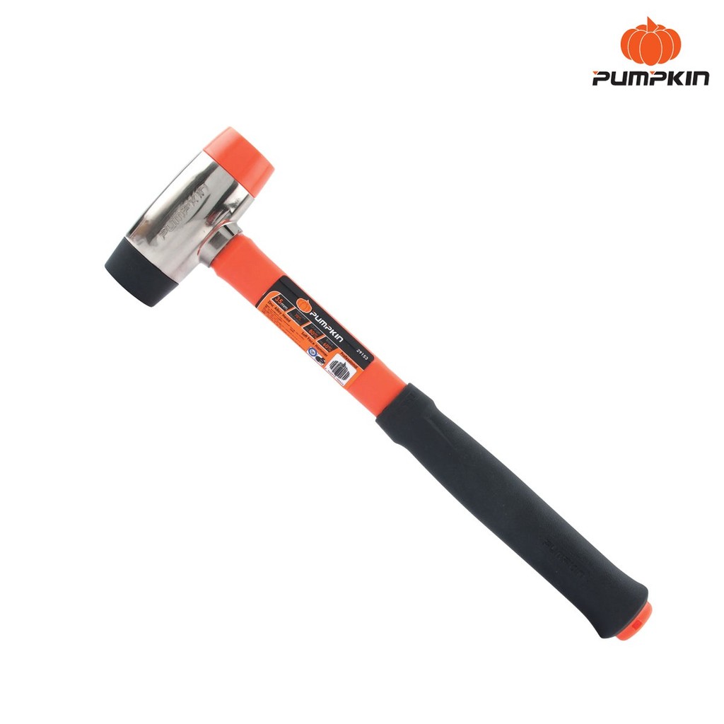 PUMPKIN ค้อนหัวกลม ค้อนเคาะไร้แรงสะท้อน ด้ามไฟเบอร์หุ้มPP 30mm รุ่น 29152