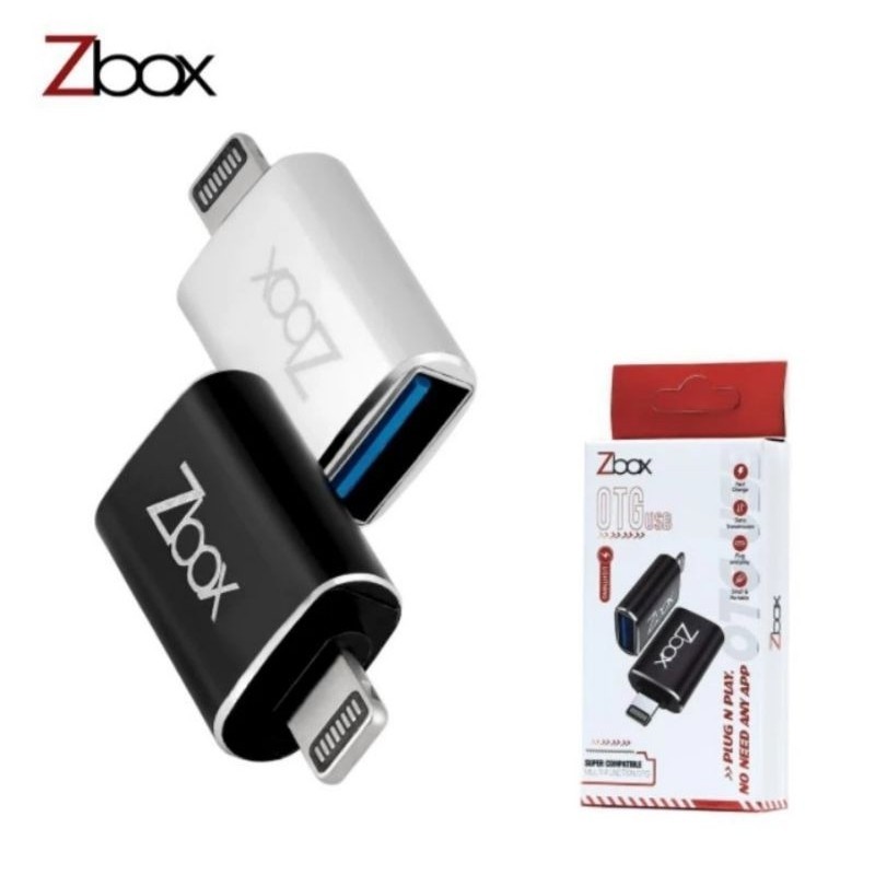 ZBOX OTG IPHONE / Mini OTG Metal Iron Iphone / OTG 2in1 Micro Type C ของแท้