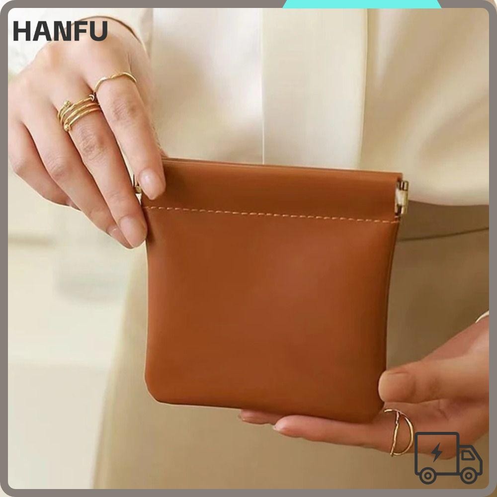 Hanfu กระเป๋าจัดระเบียบเครื่องสําอาง, Mini Simple ลิปสติกแต่งหน้า, แฟชั่นแบบพกพา PU เครื่องประดับกระเป๋าถือผู้หญิง
