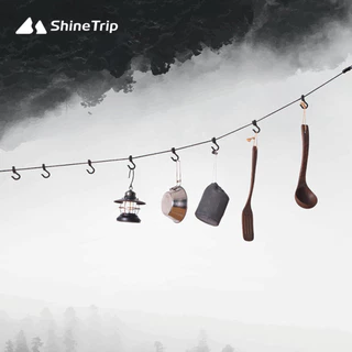 Shine Trip เชือกแขวนของ ห้อยของ อุปกรณ์แคมป์ปิ้ง อเนกประสงค์ เรืองแสงได้