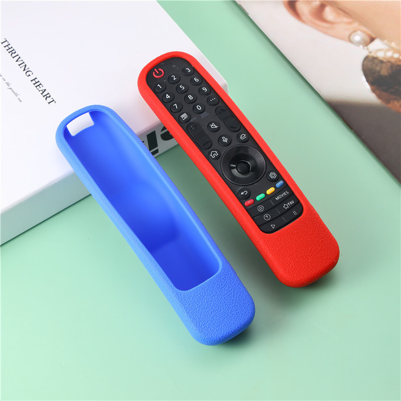 ฝาครอบป้องกันซิลิโคนรีโมทคอนโทรล LG AN-MR21GC MR21N ฝาครอบรีโมทคอนโทรลส่องสว่างป้องกันการตกหนา