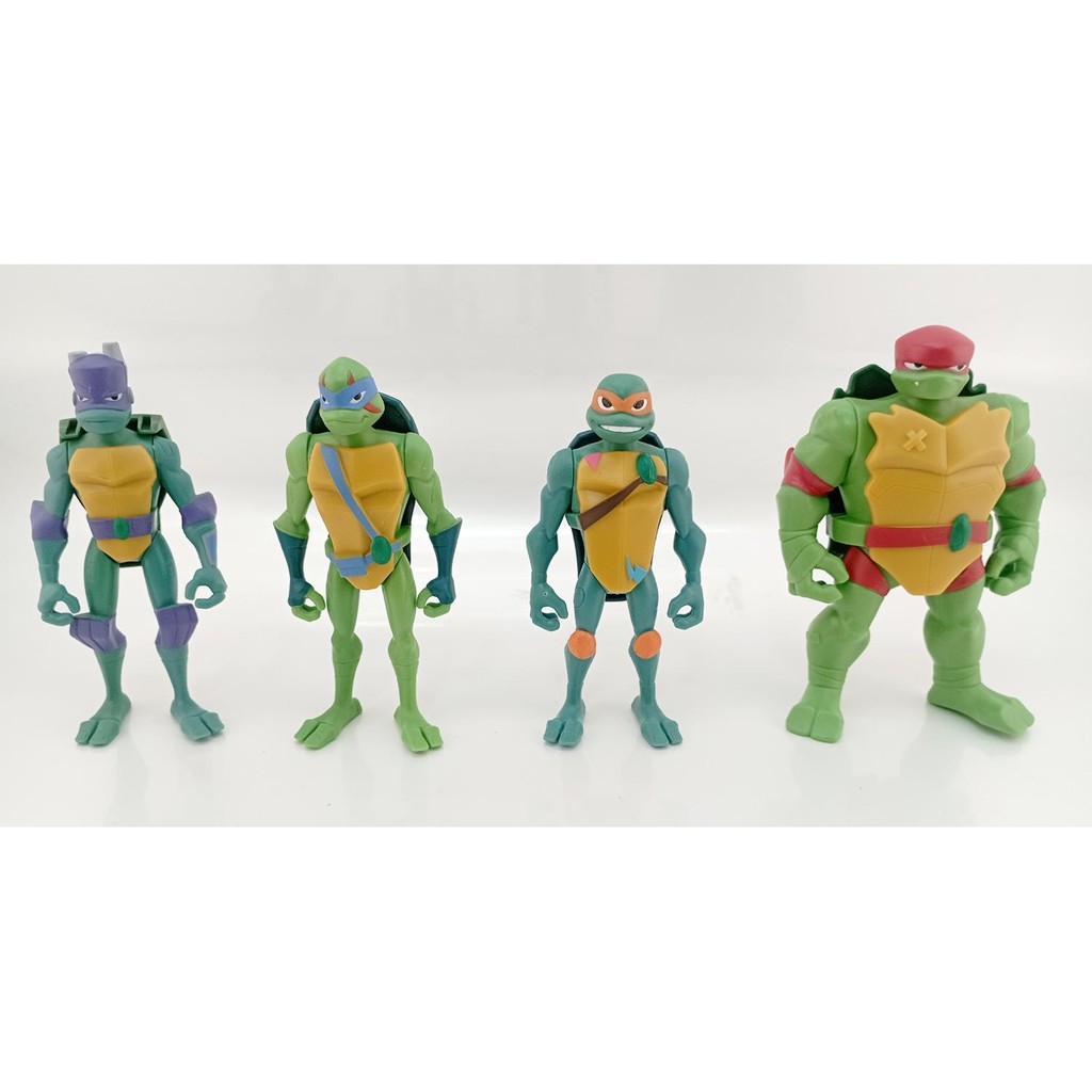 ตุ๊กตาเต่านินจาของแท้ 11 ซม. ตุ๊กตาเคลื่อนย้ายได้ข้อต่อสูง Raphael Donatello Leonardo