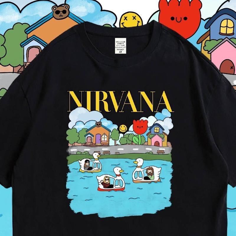 เกาหลี เสื้อแบบดารา เสื้อยืดแขนสั้น CMDXY2714 ผู้ชาย ผู้หญิง ลายทาง ตัวอักษร หลวม ลายสกรีน ฤดูร้อน ฤดูใบไม้ผลิ