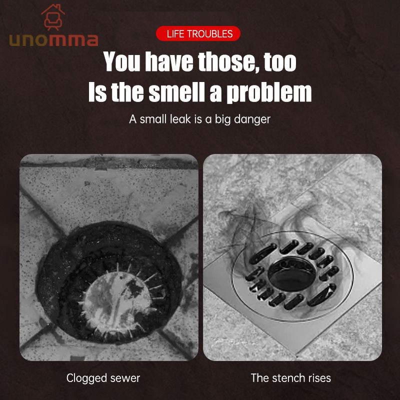 🎈จุกปิดท่อระบายน้ํา ฝาครอบท่อระบายน้ํา แบบแม่เหล็ก ป้องกันกลิ่น กันแมลง สําหรับติดห้องน้ํา unomma - รูปที่ 3