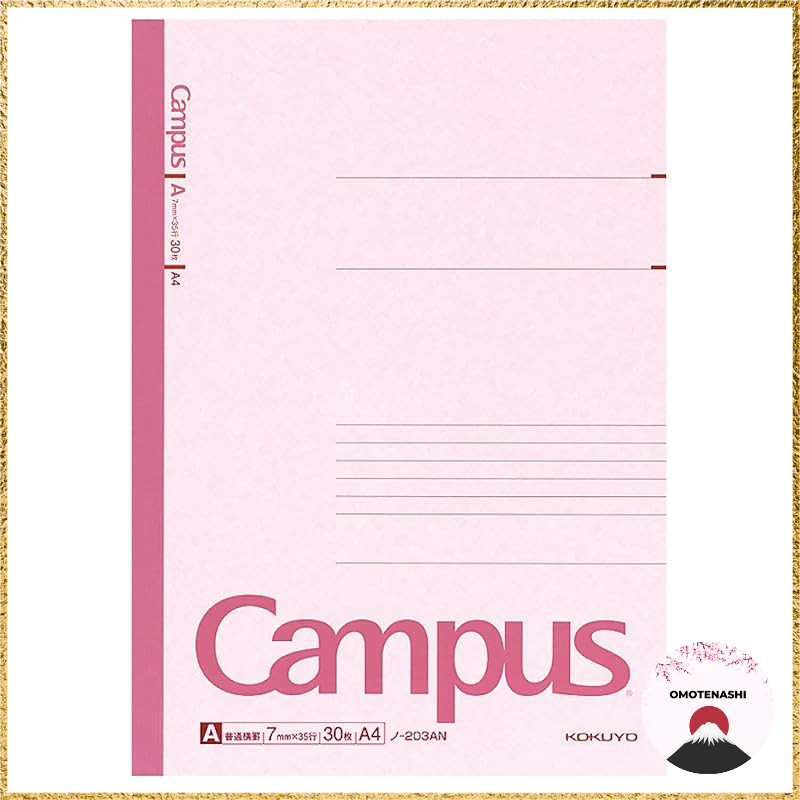 Kokuyo Campus Notebook A4 A ruled 30 sheets No. 203A