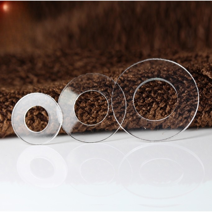 Pvc เครื่องซักผ้าแบน M6 M6.5 M7 M8 M9 M9.2 M10 ~ M28.4 ปะเก็นพลาสติกนุ่มโปร่งใสฉนวนกันความร้อน Paded สกรู WASHER - รูปที่ 2