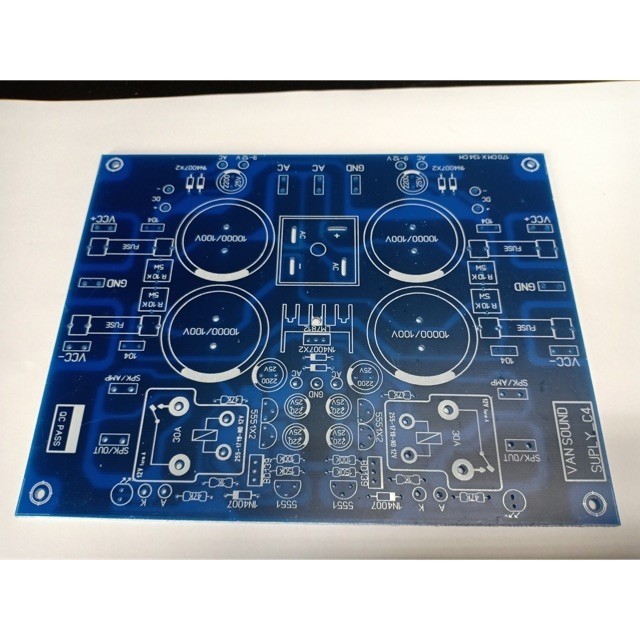 บอร์ดแอมป์ เครื่องขยยเสียง PCB ชุดภาคจ่ายไฟ+โพแทคแยกอิสระ