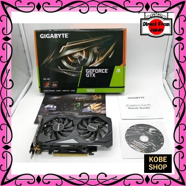 【ส่งตรงจากญี่ปุ่น】 GIGABYTE GeForce GTX 1650 OC 4G(GV-N1650OC-4GD) GTX1650/4GB(GDDR5)/PCI-E 【สินค้าม