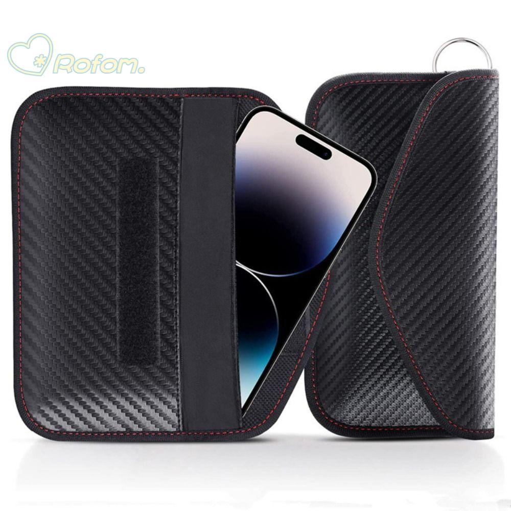 Rofom Faraday , Universal RFID Car Key Signal Blocking Bag, Anti-theft รีโมทคอนโทรล Anti-รังสี Signal Shielding กระเป๋า