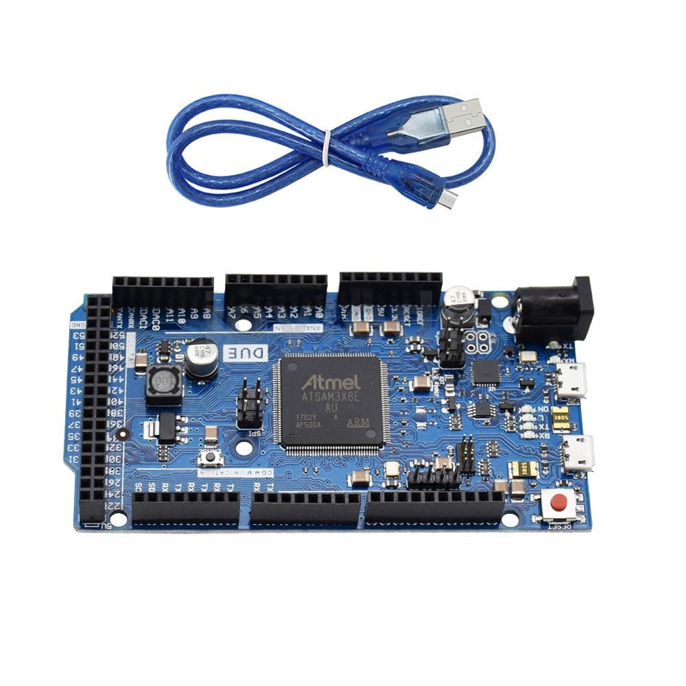 Due R3 บอร์ดพัฒนา SAM3X8E32-bit ARM Learning Master Module บอร์ดควบคุมหลักพร้อมสาย USB สําหรับArduin