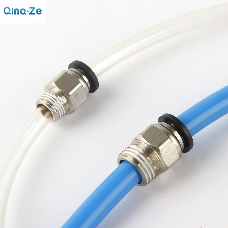 Air Pneumatic Joint 3D เครื่องพิมพ์ระยะไกล Feeding Inlet อุปกรณ์ท่อตรงผ่าน PC4-01 Quick-penetrating Trachea Joint PC4-M6