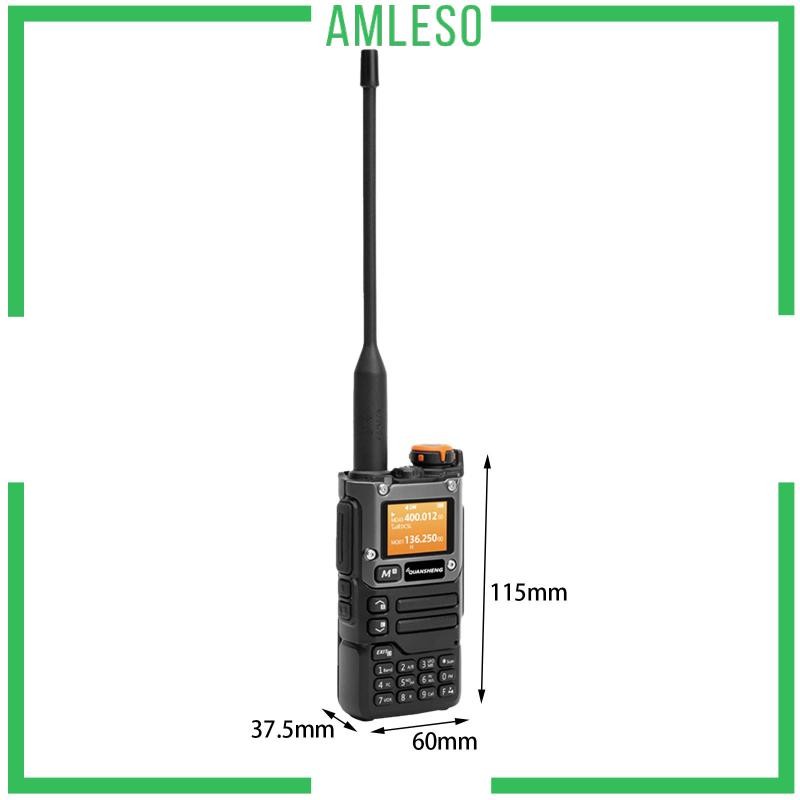 [Amleso] วิทยุมือถือสองตัวพร้อมวิทยุสาย USB Vox VHF Long Range แบบพกพา k58 ผู้ใหญ่