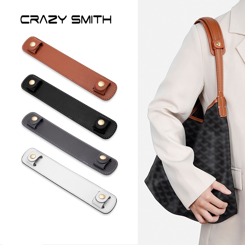 CRAZYSMITH สายคล้องไหล่ แผ่นรองไหล่แบบลดแรงกด สายคล้องไหล่กว้างสำหรับจับ และคลิปติดแน่นไม่ลื่นไถล เพื่ออุปกรณ์เสริมสำหรับกระเป๋า