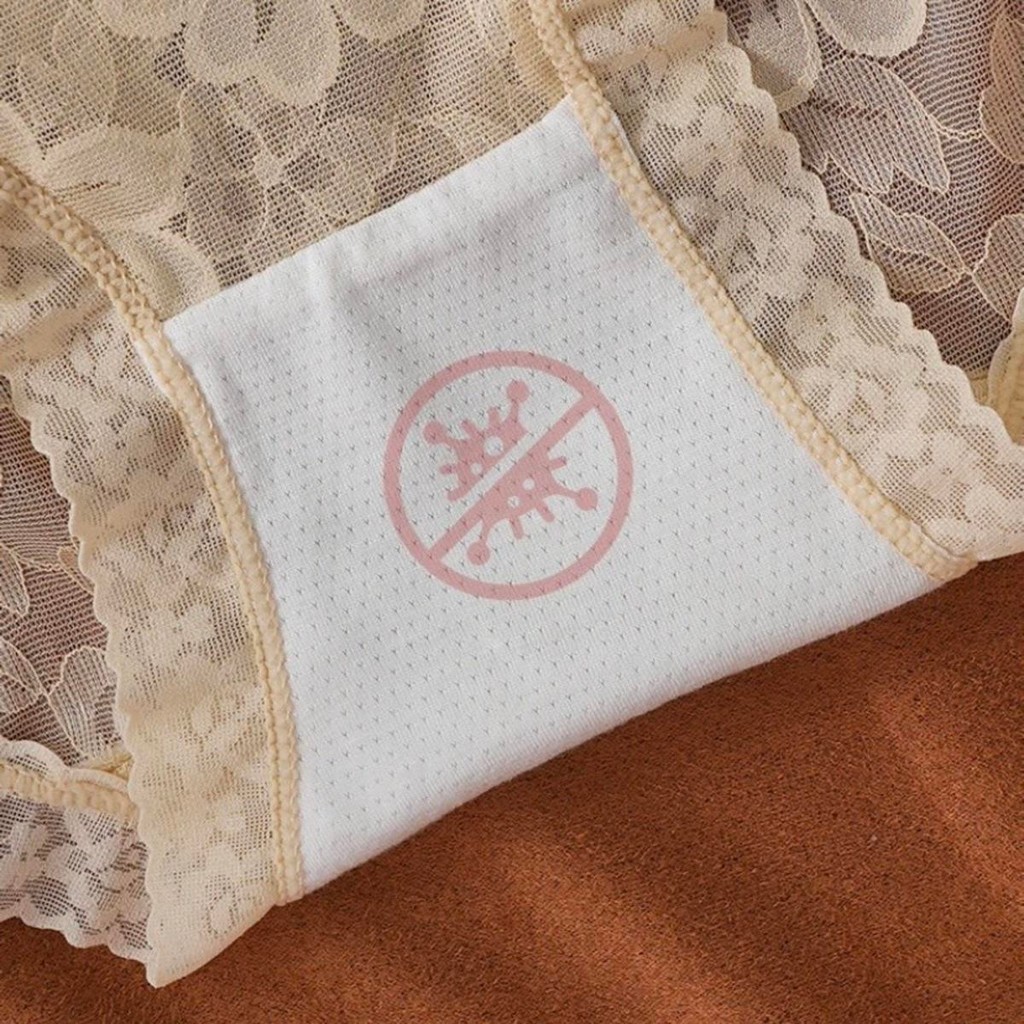 กางเกงชั้นในลูกไม้ กางเกงในผู้หญิง กางเกงในลูกไม้ ทรงสวย ใส่สบาย เนื้อผ้านิ่ม ระบายอากาศได้ดี ดีไซน์สวย - รูปที่ 7