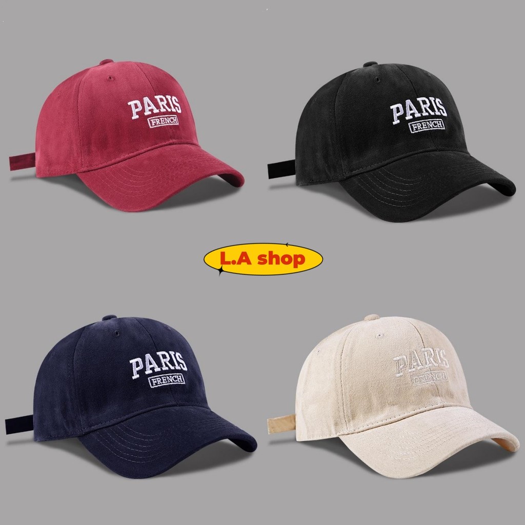 L.A Shop★สไตล์ใหม่★ หมวกแก๊ปเบสบอล ปัก PARIS น่ารักๆ หมวกแก๊ป มี 5 สี "MK-3"