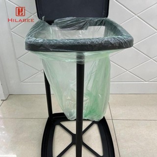 [hilabee] ที่ใส่ถุงขยะ ที่ใส่ถุงขยะ อุปกรณ์เสริม แบบฝาพับ ตก…