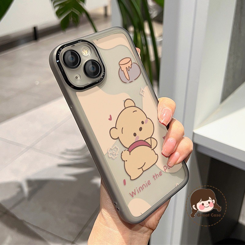 ใสน่ารักวินนี่เดอะพูห์เคสโทรศัพท์สําหรับOPPO A5 Pro A40 A60 A3 A3X A54S A38 A35 A31 A18 A17 A17K A16
