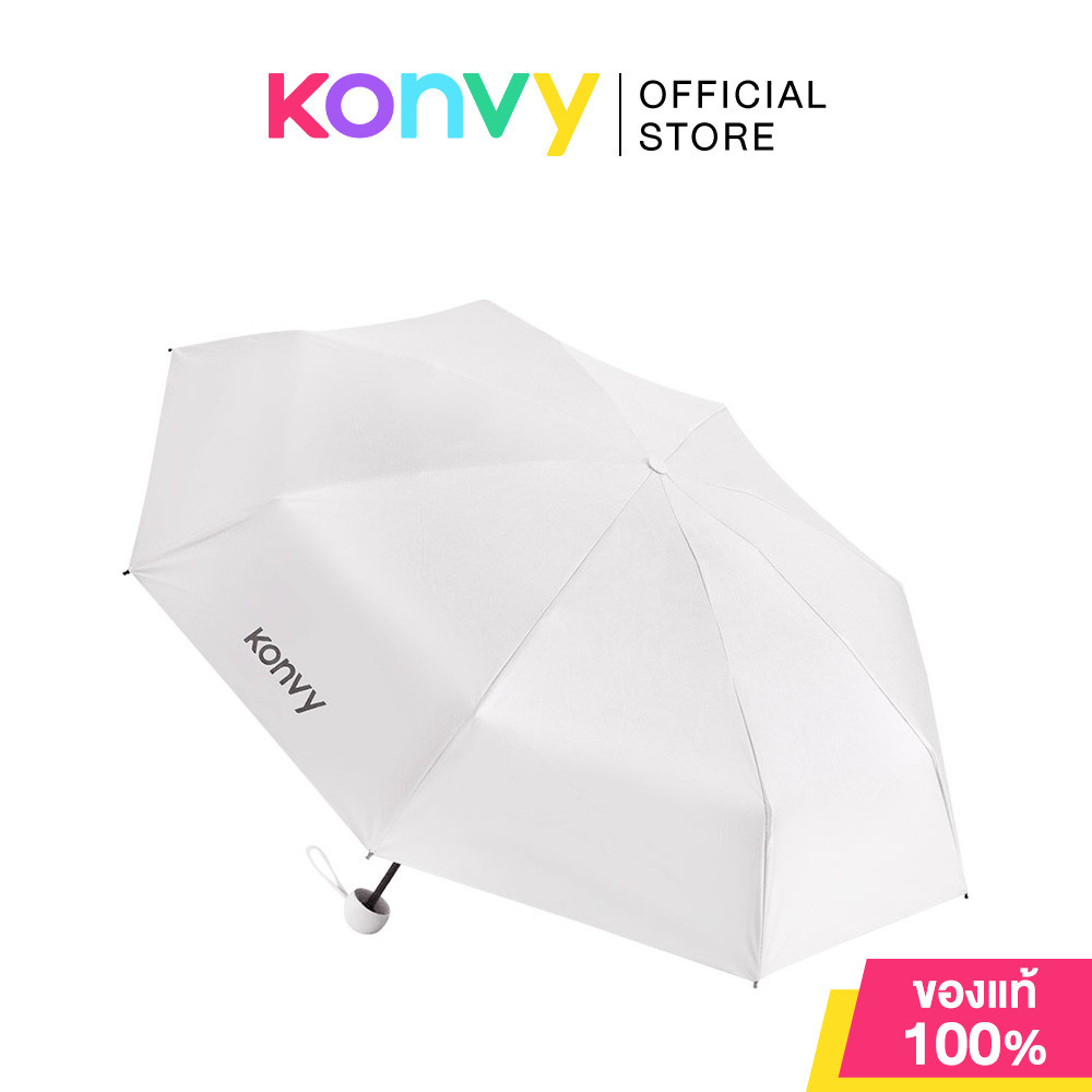 Konvy Portable Pocket Sun Umbrella คอนวี่ ร่มกันยูวีแบบออโต้พับ 3 ตอน (Pink/Dark Blue/Purple/Dark Green/White) รูปที่ 4