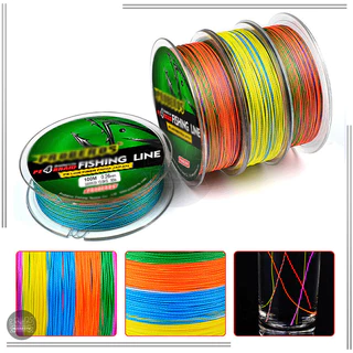 สายพีอี ถัก4 FISHING LINE เอ็นตกปลา แข็งแรง ทนต่อการสึกหรอ 5สี สายตกปลา ไม่ง่ายที่จะจางหาย