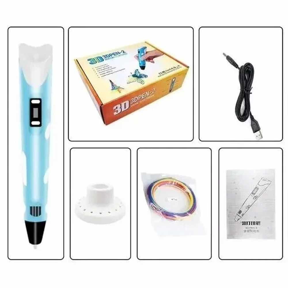 3D Printing Doodle Arts Craft Drawing USB Pen Set 3D Printing Pen DIY