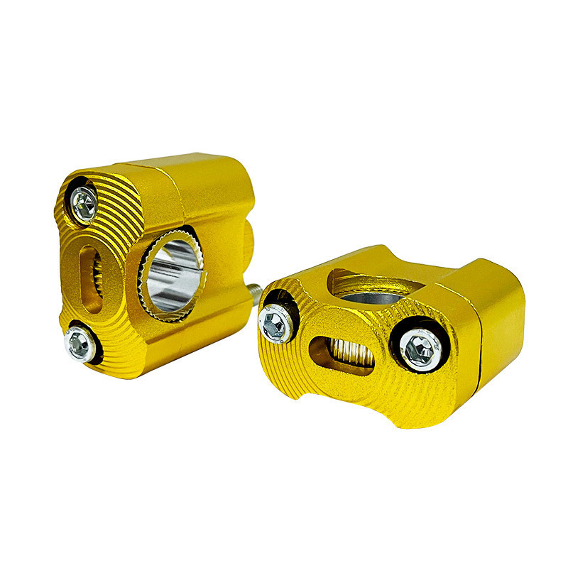 【SOEVA】 ตุ๊กตาแฮนด์ อลูมิเนียม CNC ยกเยื้องปรับแฮนด์ ใส่ได้ทั้งแฮนด์ผอม-อ้วน 22mm 28mm 1คู่ - รูปที่ 3