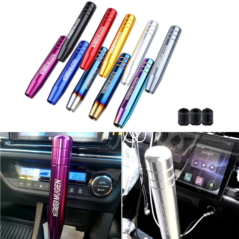 18 ซม.Universal อลูมิเนียมเกียร์ Shift Knob สีไฟฟ้าคู่มือ Shifter Dandle JDM รถอุปกรณ์เสริมเปลี่ยน